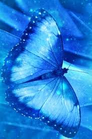 Blue Butterfly Feeling Blue Light Blue Aesthetic Im Blue