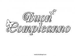 Scritta Da Colorare Buon Compleanno Buon Compleanno Compleanno Buon Compleanno Calligrafia