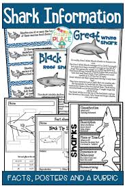 This Pack Provides Information About Sharks This Information Will Assist In The Writing Of Shark Information Informational Writing Teaching Reading Strategies