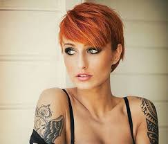 kupfer haarfarbe kurze haare short hair color short copper hair short hair styles