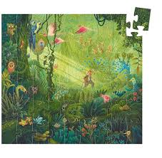 Puzzle silhouette - Dentro la giungla 36 pezzi