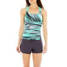 Zeroxposur Wide Strap Tankini Swim Top Or Knit Board Shorts Tankini Swim Tops Swim Tankini Swimwear Fashion