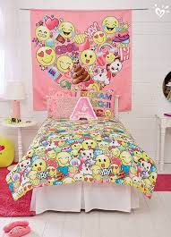 All Over Emoji Blanket Pillow Sham Wall Tapestry And More Fab Reasons To Wake Up To Smiles Unicorn Bedroom Decor Emoji Bedroom Girls Room Decor