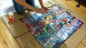 There is typically a brush attached to the bottle cap and you will use that to spread the glue along the edges of the puzzle. How To Glue A Jigsaw Puzzle Youtube