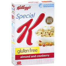 Kelloggs Special K Gluten Free Almond Cranberry 300g Aussie Lk