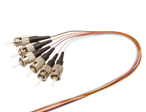 HELUCOM® CONNECTING SYSTEMS® ST-Fibre pigtails farbig 2M