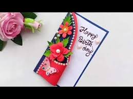 Greeting card apps take the manual labor out of sending cards. Handmade Birthday Card Birthday Card Idea Youtube Birthday Card Craft Card Making Birthday Cards Handmade