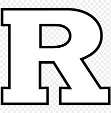 Drop image in tool, then click background color of image to remove instantly. Clipart Rutgers Football Black And White Rutgers R Png Image With Transparent Background Toppng