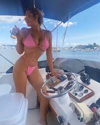 Big tits on a boat