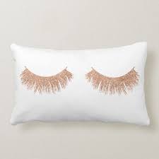 Modern Stylish Eyelashes Makeup Glam Throw Pillow Zazzle Com Throw Pillows Bedroom Glam Pillows Trendy Pillow