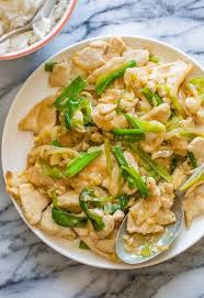 Ginger And Spring Onion Chicken Recipe Spring Onion Recipes Onion Chicken Ginger Recipes
