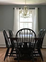 Benjamin moore's buttered yam is not for the timid color lover, but this orange color is undeniably appealing. Dining Room Benjamin Moore Blue Grey Novocom Top