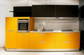 Farmhouse space with sunny yellow cabinets and a gorgeous printed yellow tile backsplash to match. Black White And Yellow Kitchen Dream House