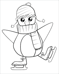 More free printable sports coloring pages and sheets can be found in the sports color. Penguin Ice Skating Coloring Page Free Printable Coloring Pages For Kids