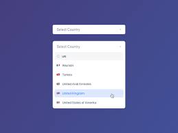 Select Country The Selection Country Web Design