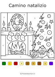 Conta E Colora 48 Disegni Da Colorare In Base Ai Numeri Disegni Da Colorare Bambini Artigianato Di Natale Idee Di Natale