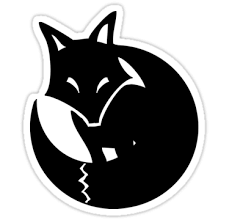 Black And White Kiss Logo Kamisama Kiss Fox Sticker By Splendifying Kamisama Kiss Kiss Logo Kiss Symbol