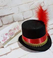 Ringmaster Mini Circus Top Hat For Adults Children Top Hat Etsy Circus Top Hat Top Hat Ringmaster