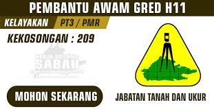 Pegawai khidmat jawatan kosong suruhanjaya perkhidmatan awam negeri sabah (spans) pelbagai jawatan yg ada mohon. Jawatan Kosong Terkini Negeri Sabah