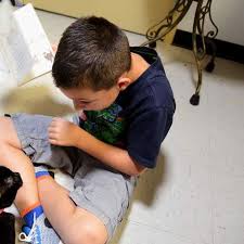 Program encourages kids to read to cats at animal shelter