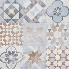 Carrelage Sol Mix Couleur Effet Terre Cuite Villa L 20 X L 20 Cm Leroy Merlin Carrelage Carreau De Ciment Carrelage Sol