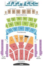 Detailed Chicago Theatre Seating Chart With Seat Numbers