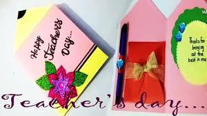 Teaching is a noble profession that allows a person to spread knowledge, share wisdom, and build the youngsters as capable and responsible adults in the future.in that sense, the future of this world is truly in a teacher's hands! Diy Teacher S Day Card Handmade Teachers Day Card Making Idea Youtube