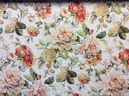 Free shipping on all orders over $475. French Country Linen Blend Cabbage Rose Floral Home Decor Shabby Chic Belle Fleur Upholstery Drapery Fabric Cv513