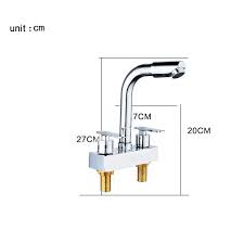 gooseneck kitchen faucet centerset