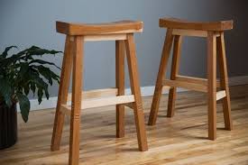Cherry And Maple Saddle Bar Stools Lumberjocks Stool Woodworking Plans Wood Bar Stools Diy Stool