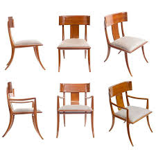1948 Klismos Chairs By T H Robsjohn Gibbings 1stdibs Com Dining Room Chairs Modern Klismos Chair Klismos Dining Chair