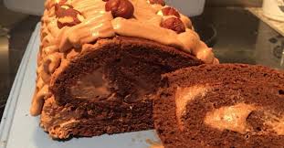 Buche Au Chocolat Pralinee Express Recette Buche Au Chocolat Chocolat Praline Thermomix Recette