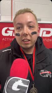 Bisons take home the W in a barn burner at Genesis Place🦬 Player of the  game awards: Coaches choice: Ryan Schrock Players Choice: Zach Hall #HERD