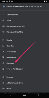 You won't be surprised by the app's interface given that google docs maintains the sleek, minimalist look found on microsoft word: How To Download From Google Docs On Desktop Or Mobile