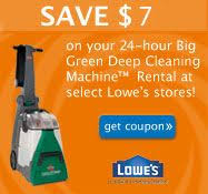Bissell Big Green Rental Coupon 7 Off A Bissell Rental At Lowes Consumerqueen Com Oklahoma S Coupon Queen Bissell Big Green Bissell Carpet Cleaner Green Carpet Cleaning