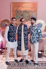 Need some help with family pictures outfits? Family Members Co Ordinated In Matching Bridal Menswear Wedmegood Wedmegood Indianweddings Groom Dress Men Wedding Dresses Men Indian Wedding Outfit Men