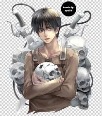 Tumblr is a place to express yourself, discover yourself, and bond over the stuff you love. Eren Yeager Mikasa Ackerman Attack On Titan Rendering Anime Cg Artwork Black Hair Manga Png Klipartz