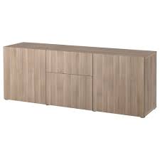 Besta Combinaison Rangement Portes Motif Noyer Teinte Gris Lappviken Motif Noyer Teinte Gris 120x42x65 Cm Ikea Fixation Murale Rangement Ikea