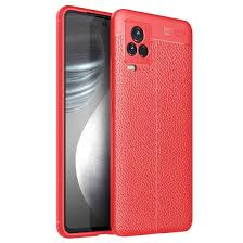 For vivo iQOO 7 Litchi Texture TPU ...