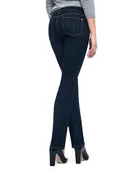 nydj marilyn straight dark denim jeans