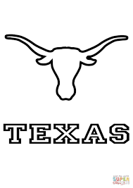 Longhorns Texas Team Coloring Page From Nfl Category Select From 27900 Printable Crafts Of Cartoons N Cool Coloring Pages Sewing Logo Football Coloring Pages