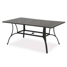 Maybe you would like to learn more about one of these? 69 75 Bronze Contemporary Rectangular Outdoor Patio Dining Table Walmart Com Walmart Com