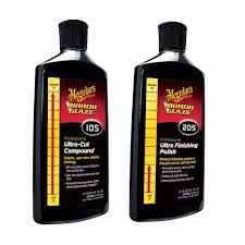 Details About Meguiars Megs 105 205 Ultra Cut Finishing Compound Polish 2 X 236ml Kit