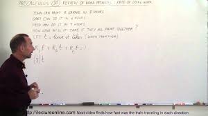 Work Word Problems More Than Two Persons Video Lessons Examples And Solutions