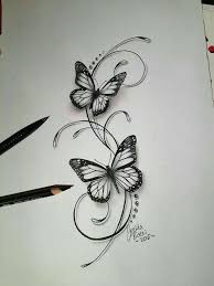 Sketsa pada kupu kupu ini merupakan gabungan antara kupu kupu dan bunga hingga menjadikan gambar sketsa ini menjadi eksotis. Sketsa Gambar Kupu Kupu Kloase Hinggap Di Bunga