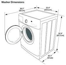 what is a standard size washer hangovercure co