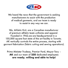 Check spelling or type a new query. Athletic Knit On Twitter We Are Here To Help Covid 19 Coronavirus Manufacturing Help Healthcare Ctvnews Ctvtoronto Cp24 Globalnewsto City Tv Justintrudeau Johntory Fordnation Cbcnews Cbctoronto 680news Fan590 Hockeynight Https T