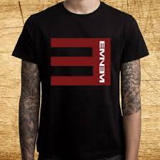 details about new eminem recovery rapper logo mens black t shirt size s 3xl