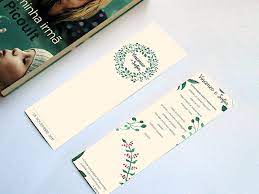 So, the book and bookmark mockup is in psd format, and you can edit this file using photoshop. Wedding Bookmark Template Free Psd Template Psd Repo