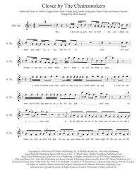 Free workshops · pro coverage plan · new, used & platinum gear Closer By The Chainsmokers Alto Sax Play Along By Digital Sheet Music For Individual Part Download Print H0 191519 276849 Sheet Music Plus